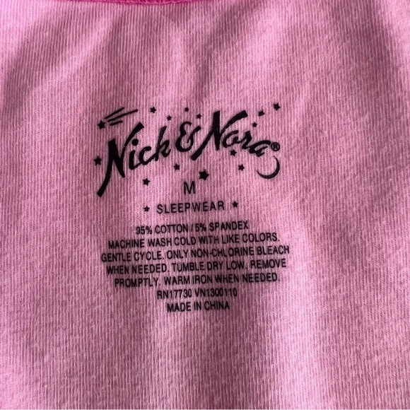 Nick & Nora Ladies Sock Monkey Pillow Fight Sleep Shirt. Size‎ Medium. - Picture 2 of 11